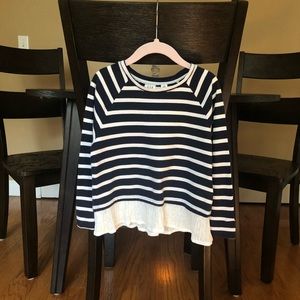 GAP Kids Long Sleeve Peplum Top